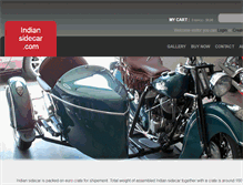 Tablet Screenshot of indiansidecar.com